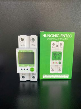 Công Tơ Điện Thông Minh HUNONIC ENTEC Kết Nối WiFi 63A Cảnh Báo An Toàn