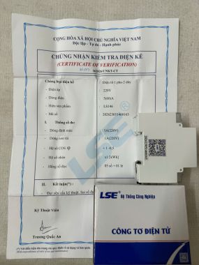 Công tơ điện tử 1 Pha MINI LSE 5(60)A LS146 - có Kiểm định tại Trung Tâm