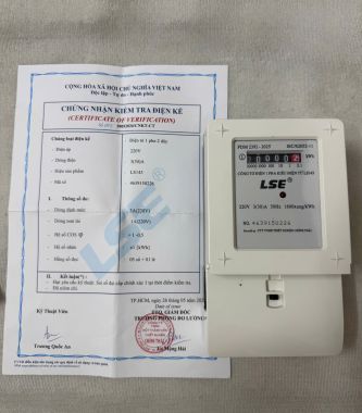 Công Tơ Điện 1 Pha Điện Tử (ĐỒNG HỒ ĐIỆN TỬ ) LS143 3(30)A