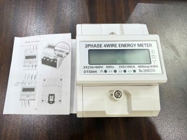 Công tơ điện tử 3 pha 4 dây trực tiếp 100A HIZU/ DTS844