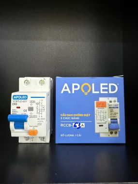 Cầu Dao Chống Rò Điện APOLED RCCB 2P 32A 40A 63A Chính hãng