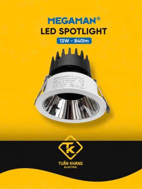 Đèn Spotlight LED MEGAMAN âm trần chống chói YTSP019 CRI97 UGR