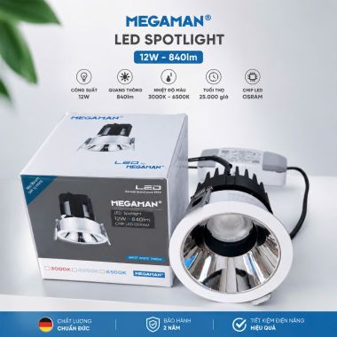 Đèn Spotlight LED MEGAMAN âm trần chống chói YTSP019 CRI97 UGR