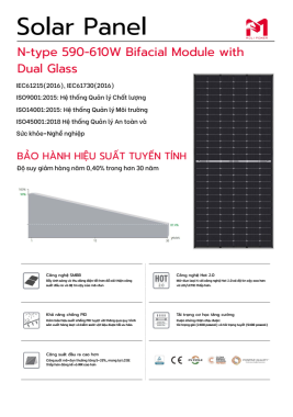 TẤM PIN NĂNG LƯỢNG MẶT TRỜI VSUN590W – MOLI POWER