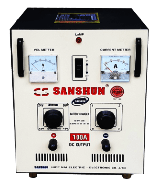 MÁY SẠC BÌNH ẮC QUY SANSHUN – NHIỀU CHỦNG LOẠI, CÔNG SUẤT ĐA DẠNG