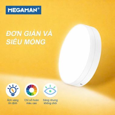 Đèn ốp trần Led nổi tràn viền MEGAMAN MXTL1045 18W/24W