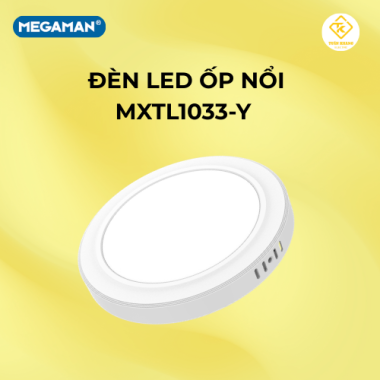 Đèn LED Ốp Trần Nổi Megaman MXTL1033-Y 30W Giải Pháp Chiếu Sáng Hiện Đại