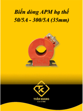 Biến Dòng APM 50/5A - 300/5A Hạ Thế Đo Lường, Đường Kính Lỗ 35mm