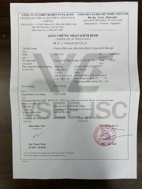 Công tơ điện 3 pha 2 chiều Vinasino VSE3T-S trực tiếp và gián tiếp