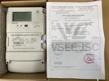 Công tơ điện 3 pha 2 chiều Vinasino VSE3T-S trực tiếp và gián tiếp