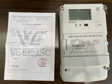 Công tơ điện 3 pha 2 chiều Vinasino VSE3T-S trực tiếp và gián tiếp
