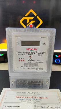 CÔNG TƠ ĐIỆN TỬ 3 PHA GIÁN TIẾP NEXUS 3x5A – MH21-GT