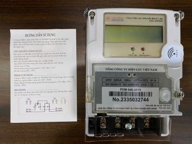 CÔNG TƠ ĐIỆN TỬ 1 PHA HỮU HỒNG TRỰC TIẾP DDS26D- 5(80)A