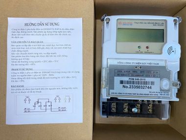 CÔNG TƠ ĐIỆN TỬ 1 PHA HỮU HỒNG TRỰC TIẾP DDS26D- 5(80)A