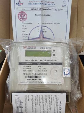 Công Tơ Điện Tử 3 Pha Gián Tiếp DTS27 5(6)A – Kiểm Định
