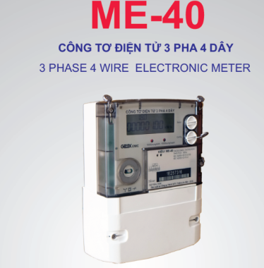 CÔNG TƠ ĐIỆN TỬ 3 PHA 4 DÂY ME-40 EMIC