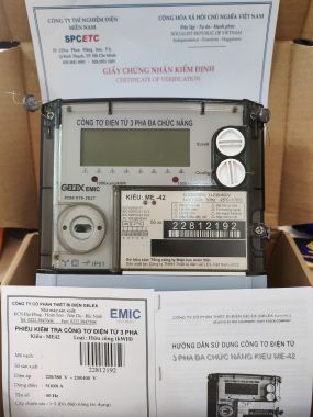 CÔNG TƠ ĐIỆN TỬ 3 PHA ĐA CHỨC NĂNG ME-42 EMIC