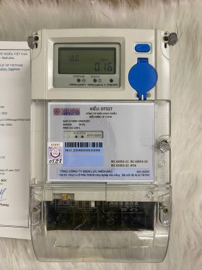 Công Tơ Điện Tử 3 Pha DTS27 3x5(6)A Hữu Hồng – Gián Tiếp, 1 Biểu Giá