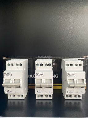 MCB Duhal 63A đảo chiều 220v-380v – Cầu dao tự động bảo vệ quá tải, ngắn mạch
