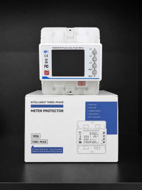 Công Tơ Điện 3 Pha Tuya WiFi 100A - Đo Điện 2 Chiều Giao Nhận Solar
