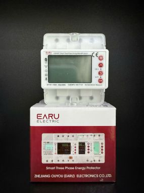 Công Tơ Điện 3 Pha Earu Tuya WiFi 100A - Đo Điện 2 Chiều Giao Nhận Solar