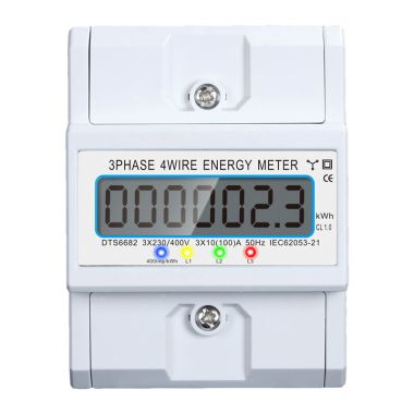 Công tơ điện tử 3 pha 4 dây trực tiếp 100A HIZU