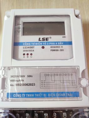 Công Tơ Điện Tử 3 Pha (Đồng Hồ Điện 3 Pha) LSE 100A LS340DT