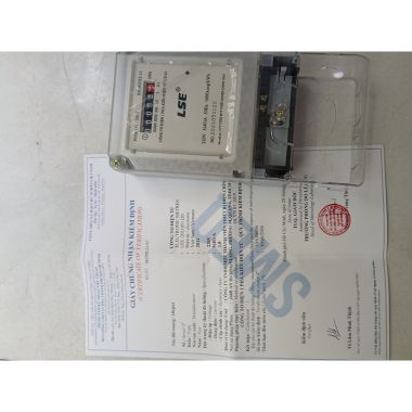 CÔNG TƠ ĐIỆN TỬ( ĐỒNG HỒ ĐIỆN TỬ) 1PHA 40A LSE CƠ ĐIỆN TỬ , ĐỒNG HỒ 1 PHA CHÍNH HÃNG - LS142