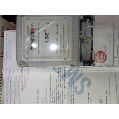 CÔNG TƠ ĐIỆN TỬ( ĐỒNG HỒ ĐIỆN TỬ) 1PHA 40A LSE CƠ ĐIỆN TỬ , ĐỒNG HỒ 1 PHA CHÍNH HÃNG - LS142