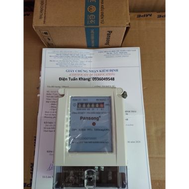 CÔNG TƠ ĐIỆN (ĐỒNG HỒ ĐIỆN TỬ 1 PHA) PANSONG - PS177 - 3(20)A