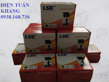 CB Cóc, Cầu Dao Tự Động LSE, Cầu Dao An Toàn CB LS100 Đen - CB LS100