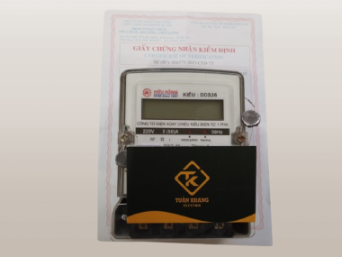 Công Tơ Điện Xoay Chiều Điện Tử 1 Pha Hữu Hồng DDS26