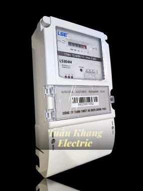 CÔNG TƠ ĐIỆN 3 PHA LSE 3 Pha 4 Dây Kiểu Điện Tử LS3E4M 3x10(120)A