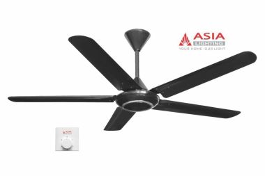 Quạt trần hộp số 5 cánh cao cấp Asia QT06 hộp số - nhiều màu