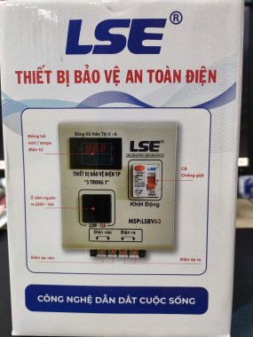 BỘ THIẾT BỊ CHỐNG GIẬT LSE KÈM ĐỒNG HỒ ĐO V/A-LSBV63