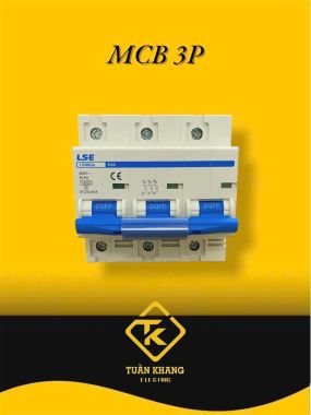 MCB 3P LS302 (80-100-125A) Xanh Dương (CB Tép LSE)