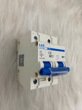 MCB 2 Pha LS302 (80-100-125A) Xanh Dương (CB Tép LSE)