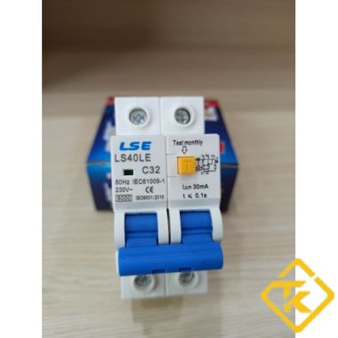 RCBO LS40LE (6A-63A) (CB Chống Giật LSE)