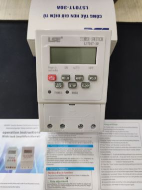 Timer hẹn giờ thông minh công suất lớn 30A LSE - Công tắc hẹn giờ