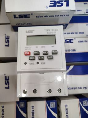 Timer hẹn giờ thông minh công suất lớn 30A LSE - Công tắc hẹn giờ