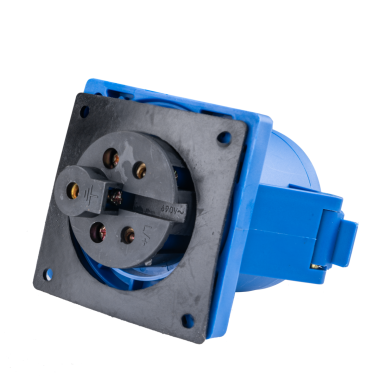 MPN-323 MPE-Ổ cắm loại cố định bắt trên bảng điện 3 cực, 32A, IP44