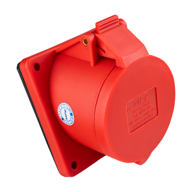 MPN-425 MPE-Ổ cắm loại cố định bắt trên bảng điện xéo 5 cực, 32A, IP44