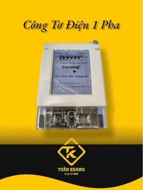 CÔNG TƠ ĐIỆN (ĐỒNG HỒ ĐIỆN TỬ 1 PHA) PANSONG - PS177 - 3(20)A