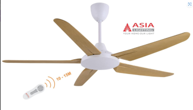 Quạt Trần Asia Lighting Cao Cấp QT05 Gỗ Tự Nhiên