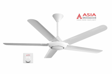 Quạt trần hộp số 5 cánh cao cấp Asia QT06 hộp số - nhiều màu
