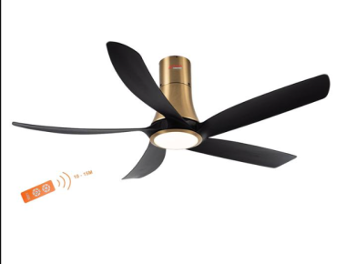 Quạt trần đèn 5 cánh vát cong ASIA LIGHTING hiện đại QT14
