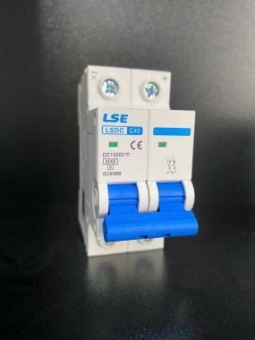 MCB DC 2 PHA 1000V, APTOMAT DC, THIẾT BỊ ĐÓNG NGẮT DC CHO ĐIỆN NLMT- LSDC-2P