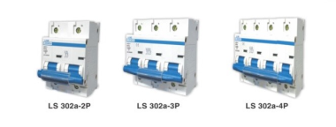 MCB 4P LS302 (80-100-125A) Xanh Dương (CB Tép LSE)
