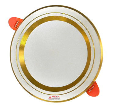 Đèn LED Âm Trần Viền Vàng Thân Nhôm Nguồn Rời Asia Lighting M9CV – M12CV (9W, 12W)