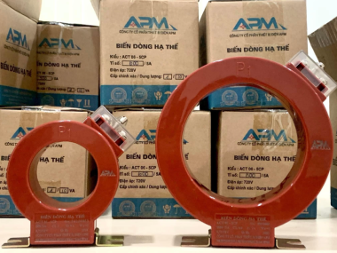 Biến Dòng Hạ Thế Vỏ Nhựa Tròn APM Chính Hãng, có Kiểm Định -  Từ 100/5A Đến 1000/5A